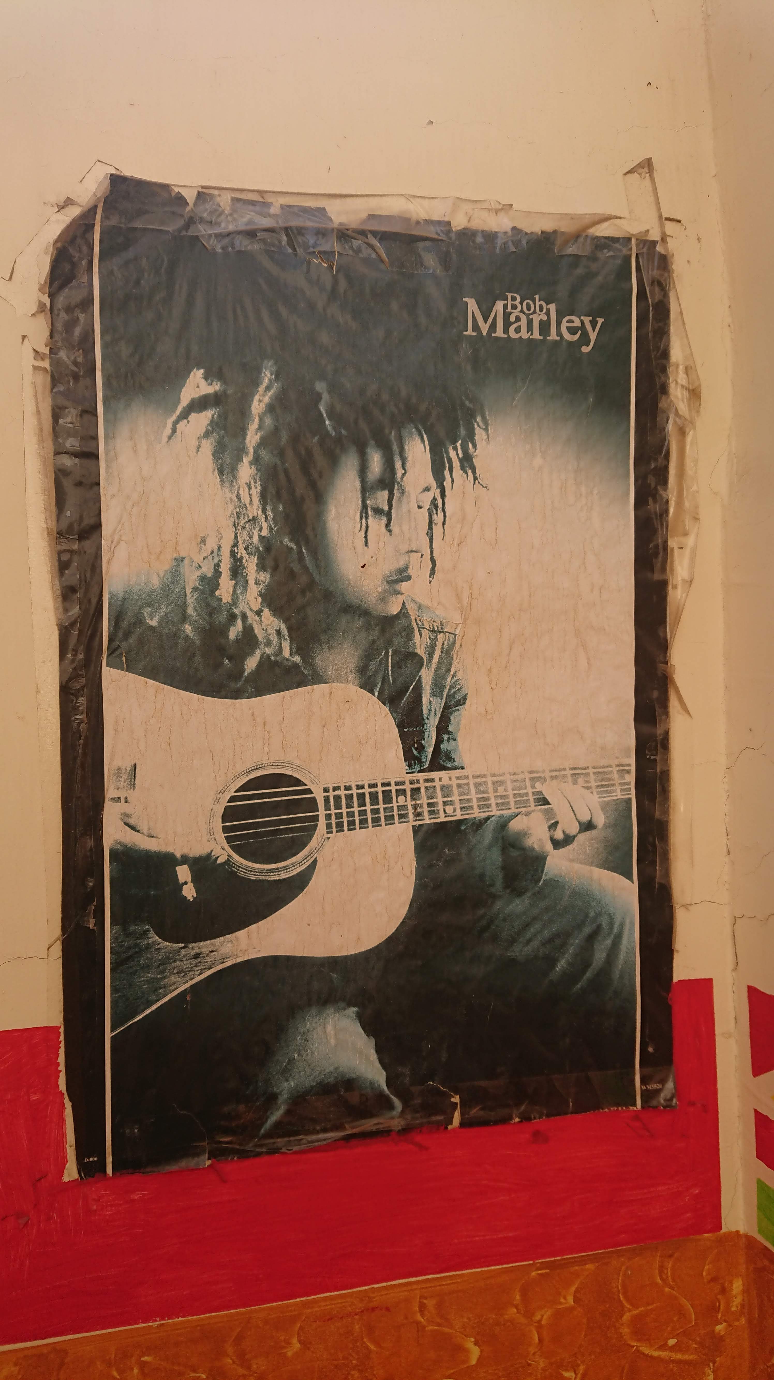 Bob Marley楼梯期间的Bob Marley