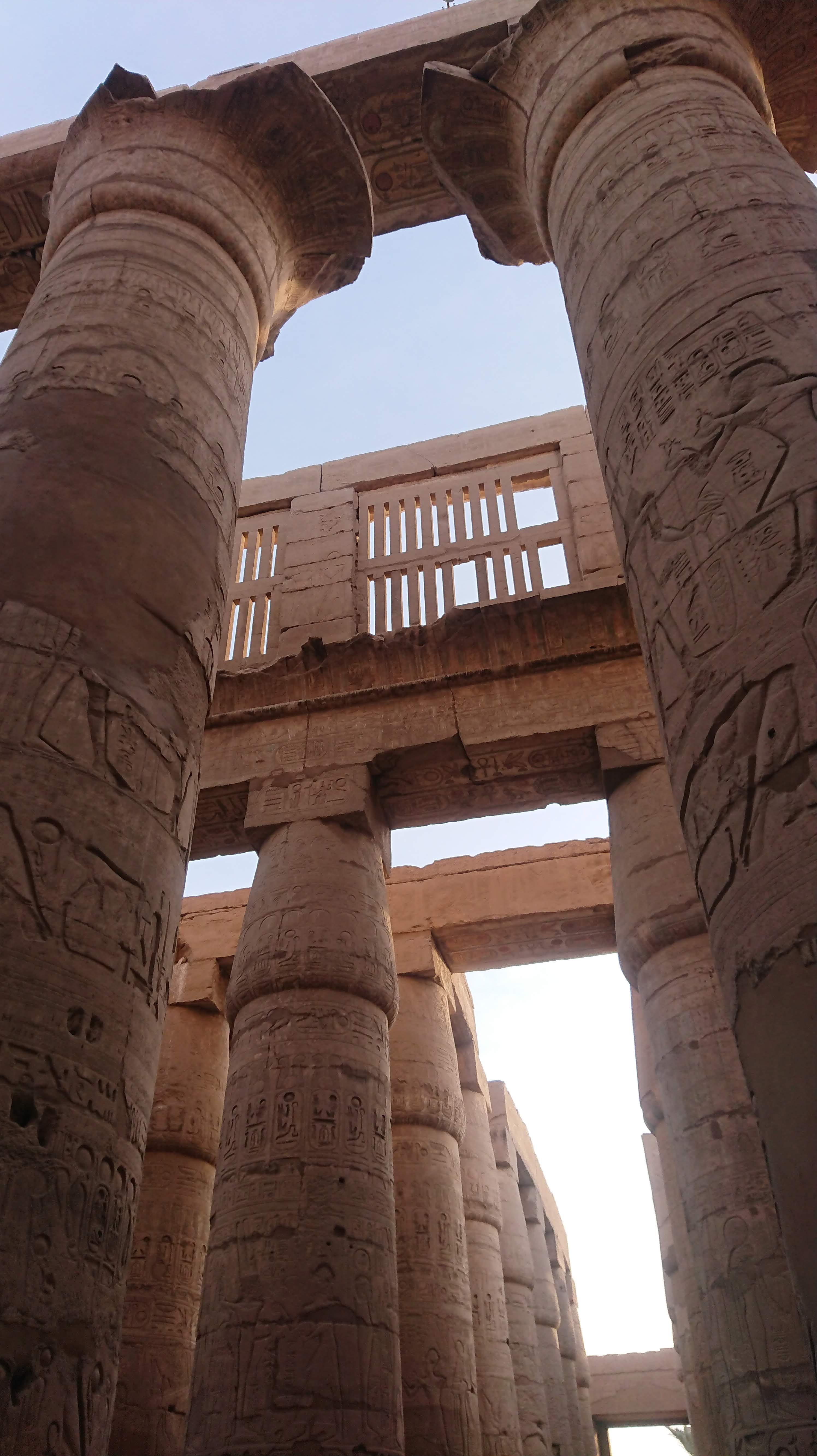 卡纳克神庙的巨柱